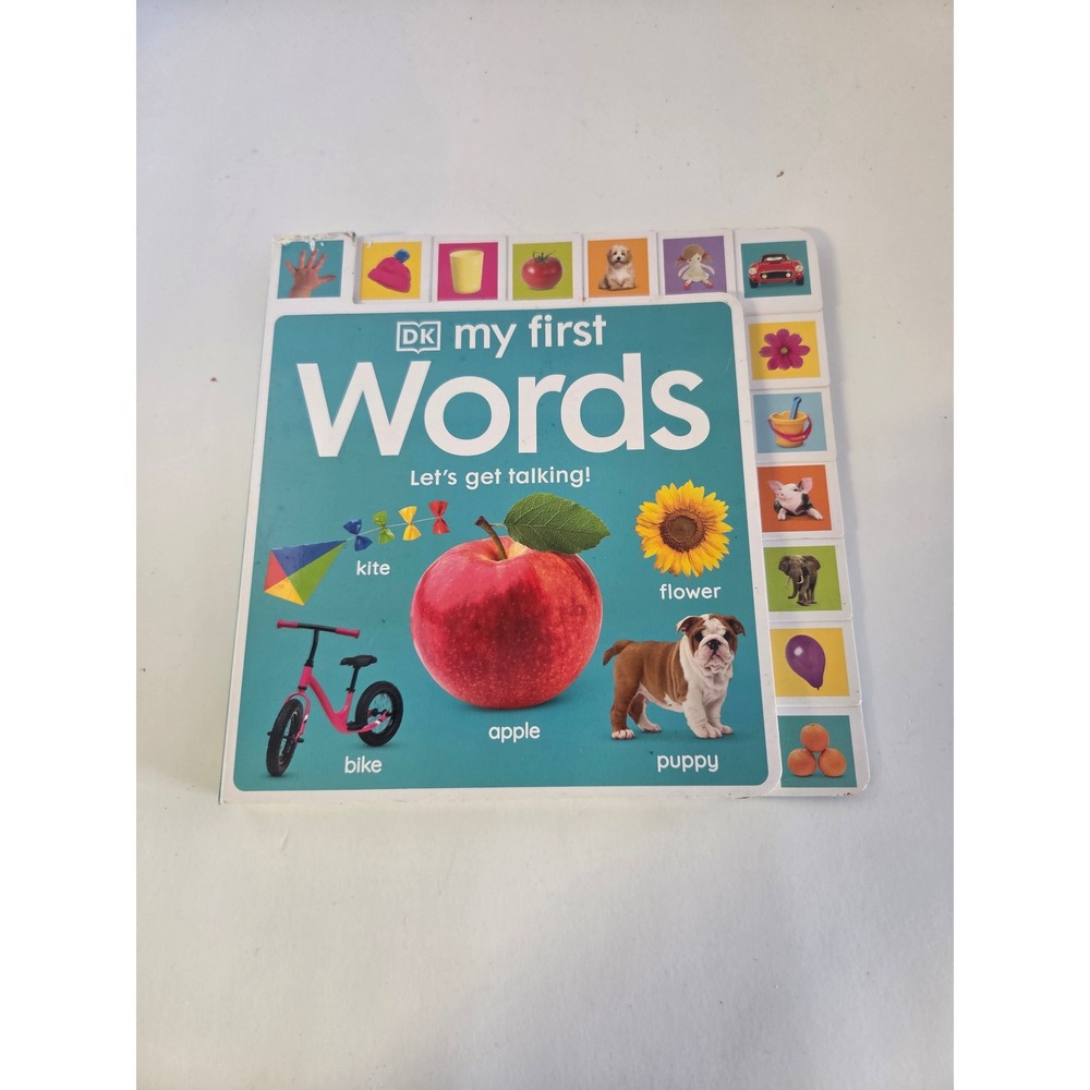 DK My First Words Board Book Let's Get Talking Educational Toddler Vocabulary
